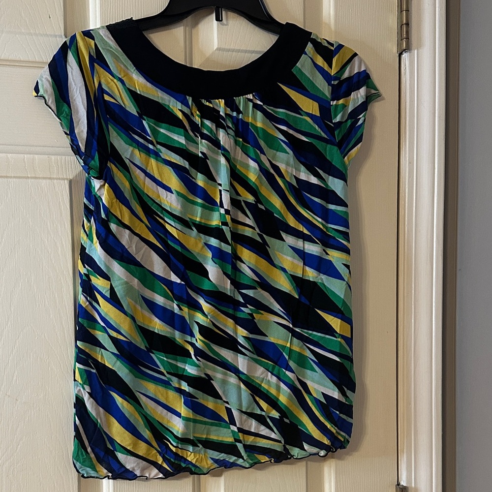 Style & Co. Multicolor Patterned Blouse - Picture 4 of 5